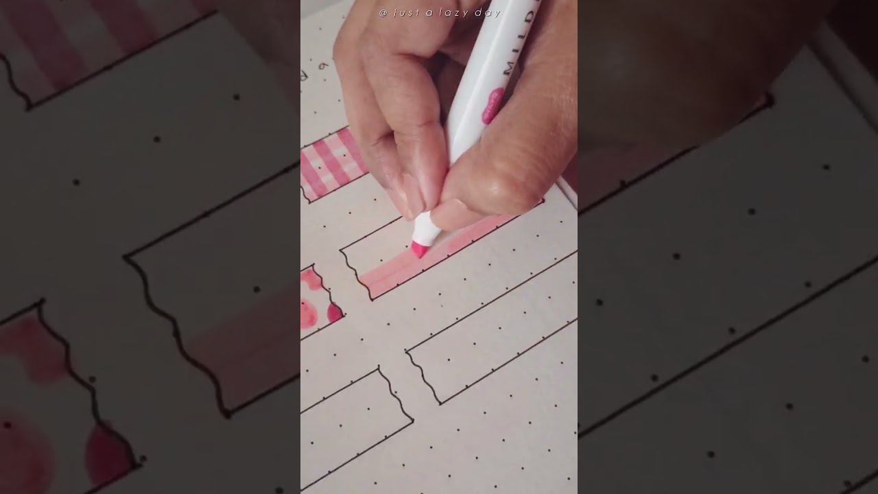 Cute Washi Tape Ideas Shorts Youtube Youtubeshorts Aesthetic Justalazyday