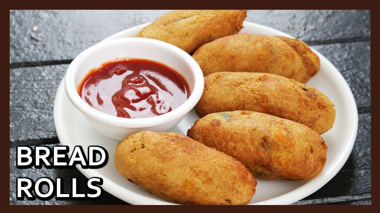 NO Fry Bread Rolls Recipe | Bread Potato Rolls | Stuffed Bread Rolls | Airfryer Recipe | Healthy Kadai