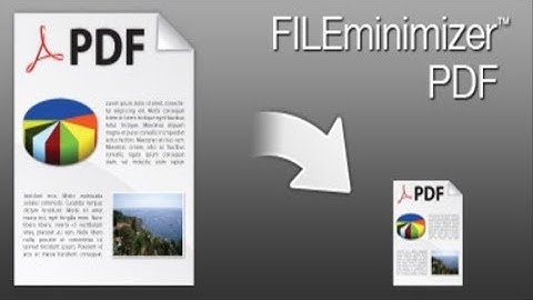Reduzieren Sie PDF-Dateien zu 70% - FILEminimizer