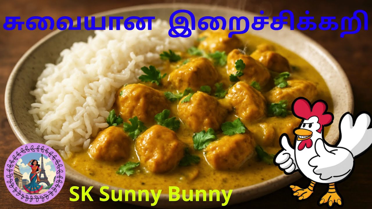 🍗✨Curry de Poulet Mariné // Delicious Marinated Chicken Curry !! | SK Sunny Bunny 🐰
