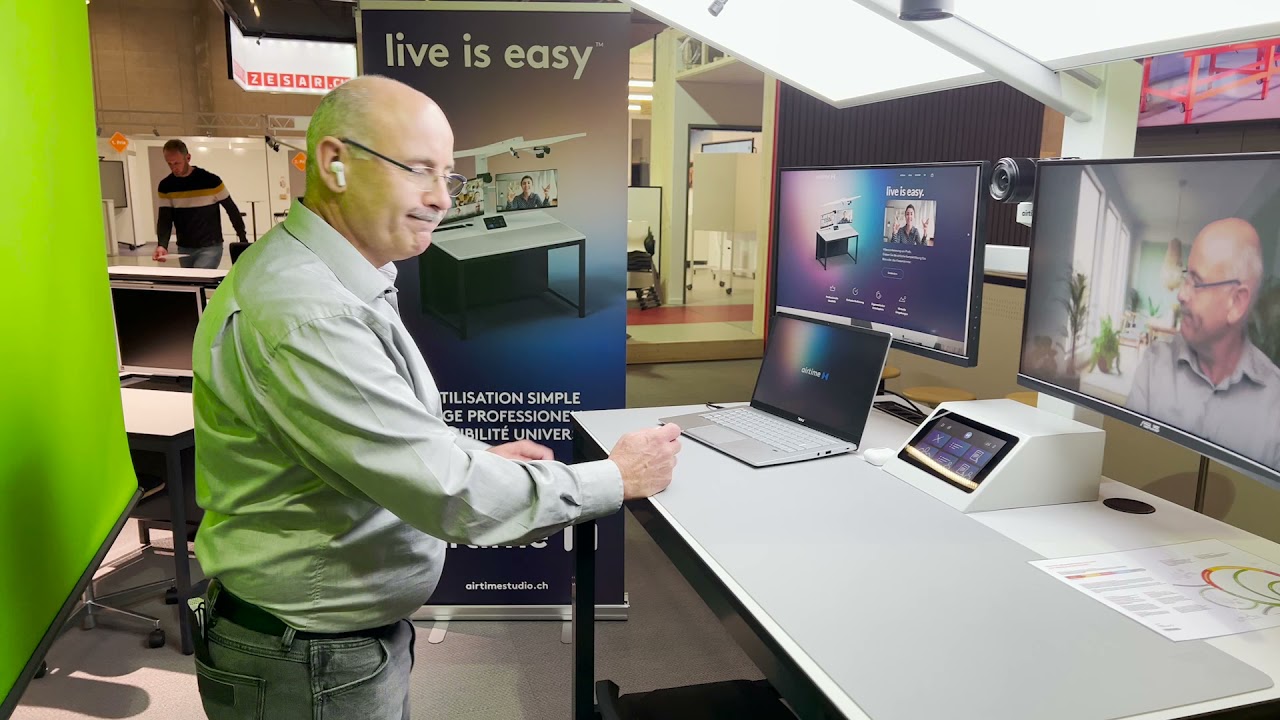 Visite stand swissdidac _Besuch des Standes zesar, swissdidac