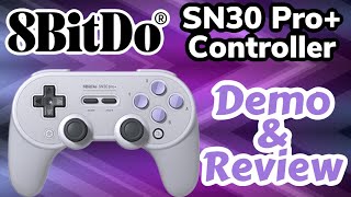 8BitDo SN30 Pro+ Bluetooth Controller - Demo & Review - RetroPie Guy Product Review