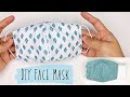 EASY DIY Face Mask with Filter Pocket | NO Sewing Machine