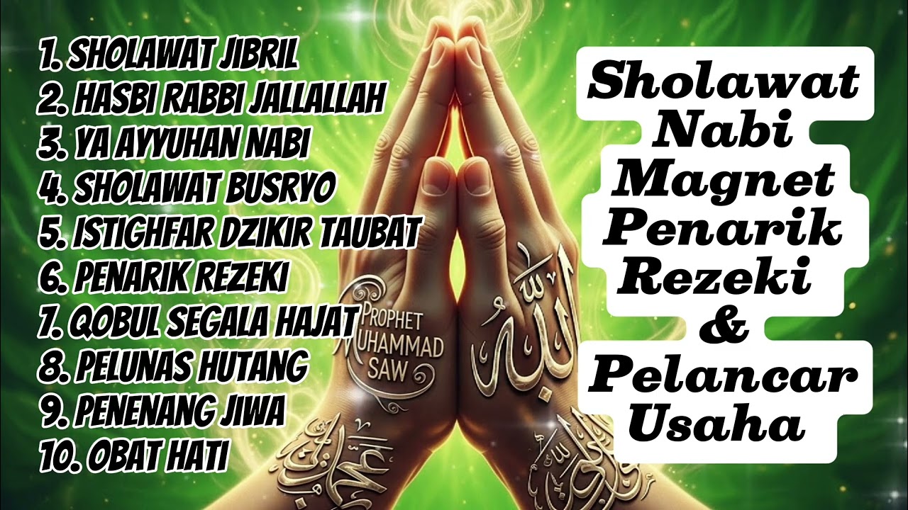 ✨ DAHSYAT & MENGGETARKAN HATI | Sholawat Penarik Rezeki Lancar, Pintu Rezeki Terbuka, Hidup Tenang 🩷