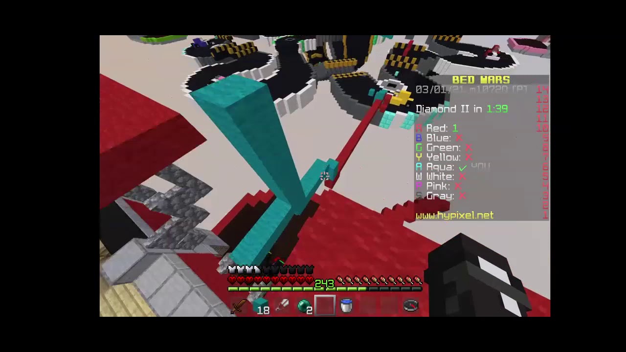 Montage- Hypixel bedwars (LXST - Exhausted)