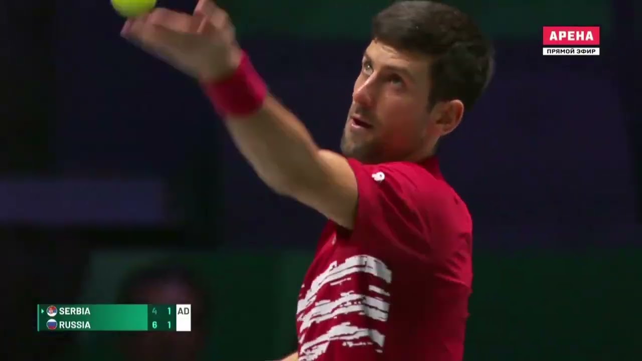 Djokovic/Troicki vs. Khachanov/Rublev - Davis Cup 2019 (HD)