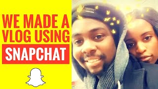 WE MADE A VLOG USING SNAPCHAT! | SHOPPING AT BEST BUY and BJ'S| GOING STEADY VLOGS