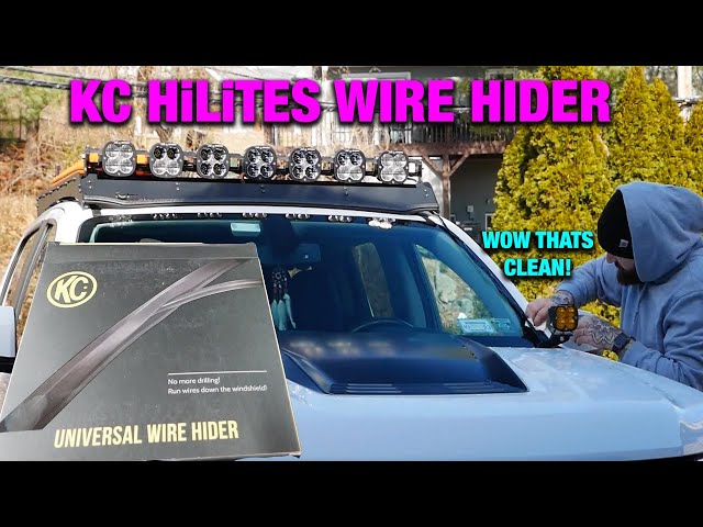 Cleanest way to route wires?, KC wire hider