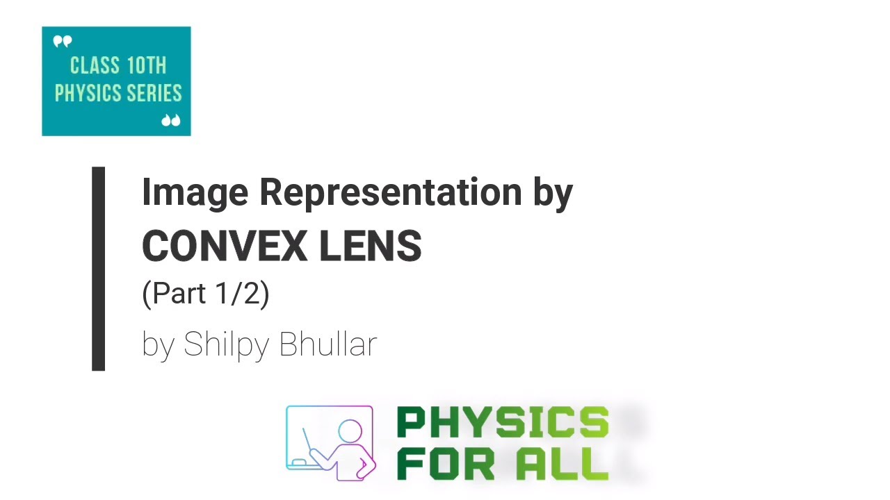 Image Representation by Convex lens(Part 1/2) - Class 10 Physics Series -by Shilpy Bhullar (English)
