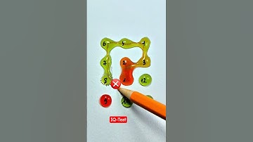 Thử thách nối một đường từ số 1 đến 12 🧐🤔#line #games #iqtes #quiz #maths #drawing #shorts