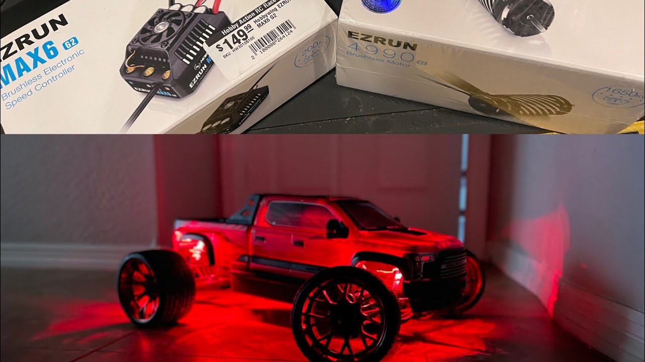 ARRMA BIG ROCK 6S GETS HOBBYWING MAX6 G2 1650KV COMBO