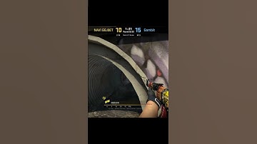 Gambit Hobbit Overpass Monster Jump Spot Bait CS:GO #Shorts