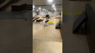 Nollie kickflip bs boardslide at Chesley Skatepark #skateboarding