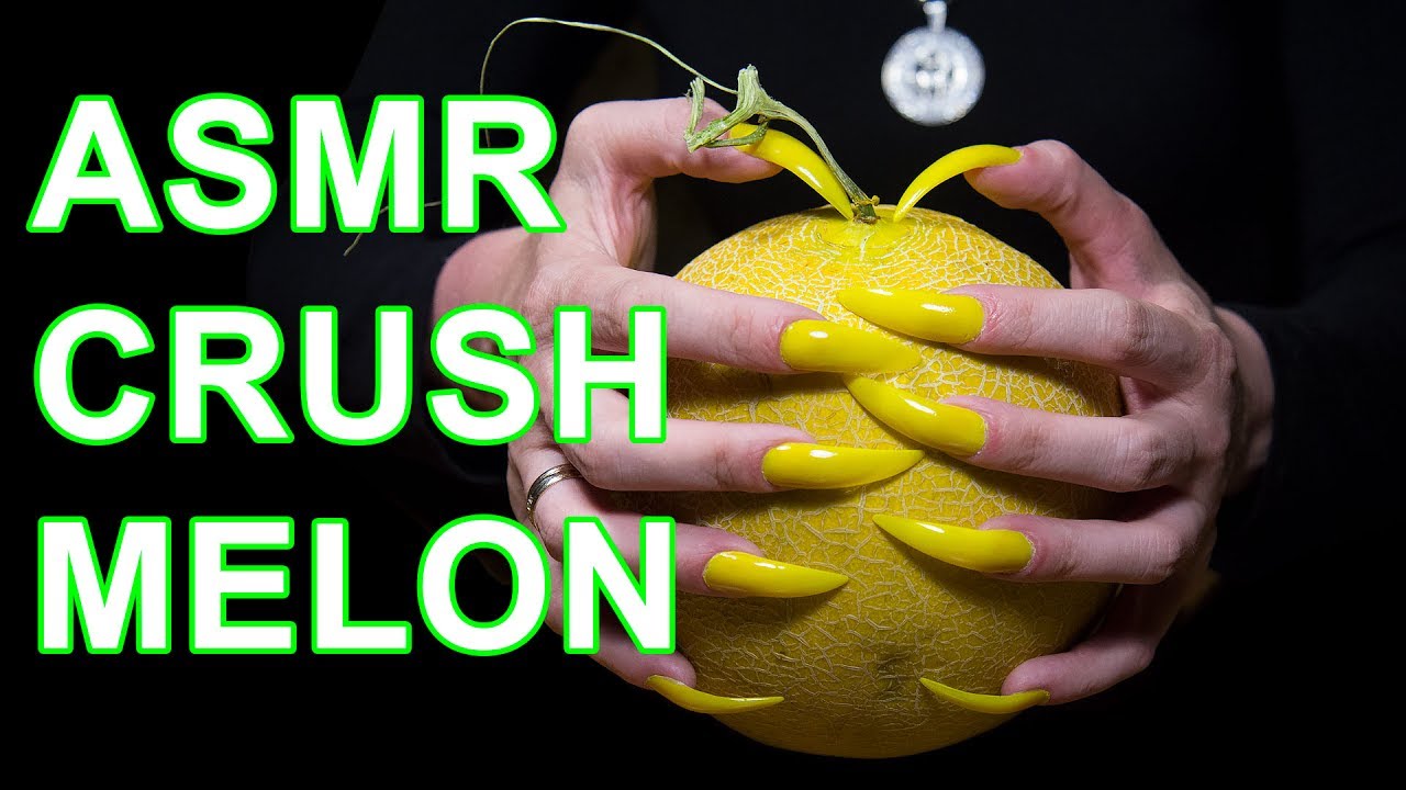 АСМР что крепче длинные ногти или дыня