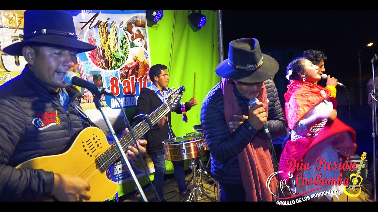 Duo pasion cusibamba en 58 Aniversario Luis Carranza 10 Dic 2021