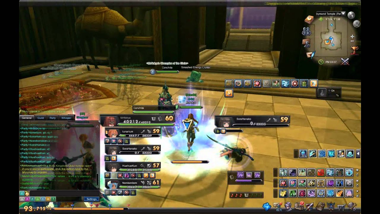 Aura Kingdom: Ozymand Temple (Party)