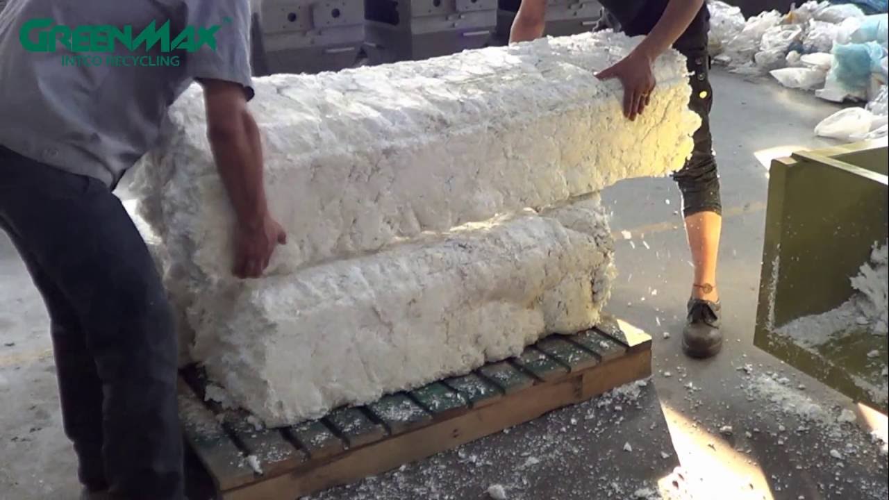 Recycling Polystyrene/ Styrofoam Packaging Machine GREENMAX YouTube