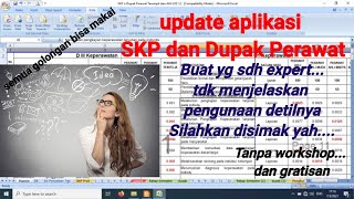 Update aplikasi SKP dan Dupak JF Perawat || Aplikasi SKP dan Dupak JF Kesehatan