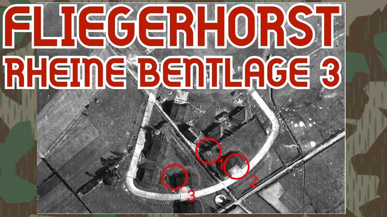 Rheine Bentlage Fliegerhorst Luftwaffe kein Bunker Nachtjagd ww2 wk2 Hangar