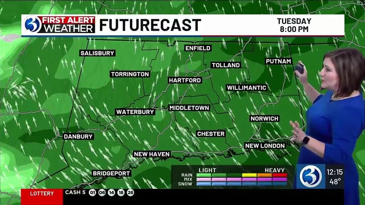FORECAST: First alerting you to rain arriving later tomorrow - YouTube