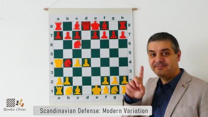 Scandinavian Trap - Chess Traps Part 42 - #chess #chesstok