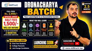 Dronacharya Batch at 2,999/- for Job Seeker in Cyber Security | ethical hacking | hacker vlog