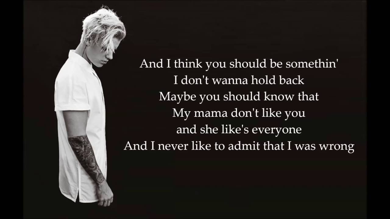 Justin Bieber Love Yourself Sangtekster