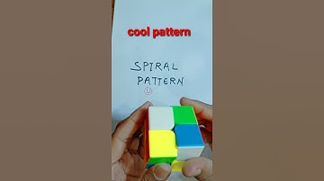 Spiral 🐚 Pattern Tutorial on (2×2) Cube⬆️ Amazing Idea 😱