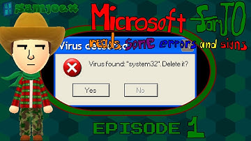 Microsoft Sam J0 reads some errors and signs (Ep. 1)