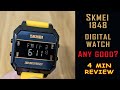 Skmei 1848 dress digital watch review #skmei #skmeiwatch #watchreview #gedmislaguna