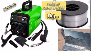 Mig Sem Gas , Mais Barata Do Mercado E Arame De Solda Para Mig Sem Gas.