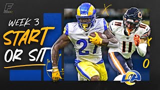 Week 3: MUST Start or Sit | Fantasy Lineup Advice + Surprising FLEX Options (2021 Fantasy Football)