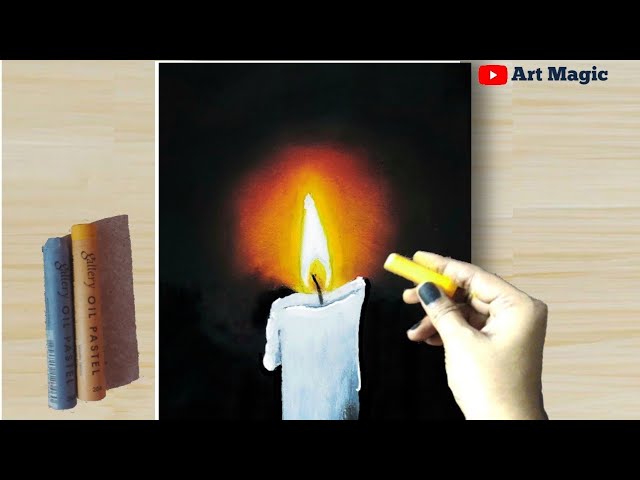 Candle Drawing - How To Draw A Candle Step By Step