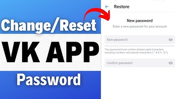 How To Change & Reset VK Account Password 2023