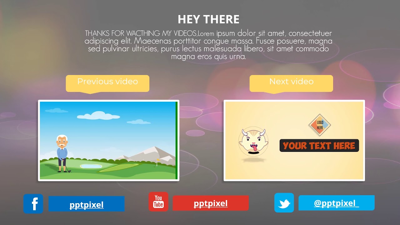 Jasa Pembuatan Video Outro Youtobe, Video Penutup, Video Closing, Video Intro, Outro, Bumper