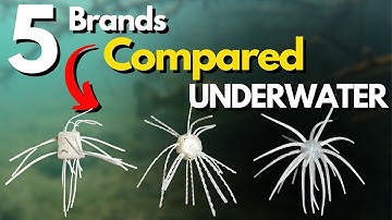 5 Brands of "Dice" Lures Compared Underwater (Side-by-Side Footage)