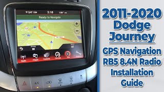 20112020 Dodge Journey  4' to 8.4' Factory GPS Navigation Upgrade  Easy Plug & Play Install!