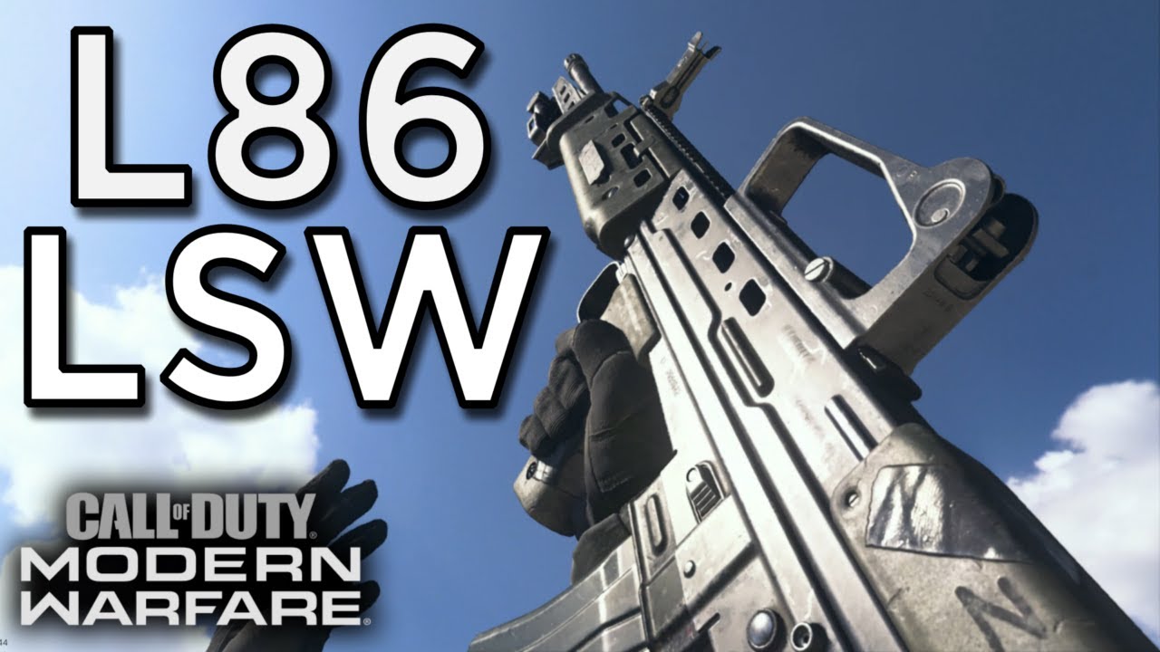 L86 LSW on Modern Warfare 2019 PS5 Gameplay