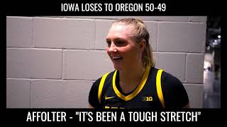 A Tough Stretch For Affolter And The Hawkeyes #hawkeyes