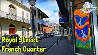 Walk on Royal Street in the French Quarter New Orleans (Free Tours by Foot)