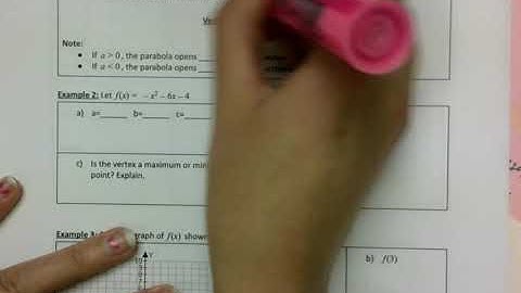 MAT 039/131 Video Notes 5.5 A (part 1)