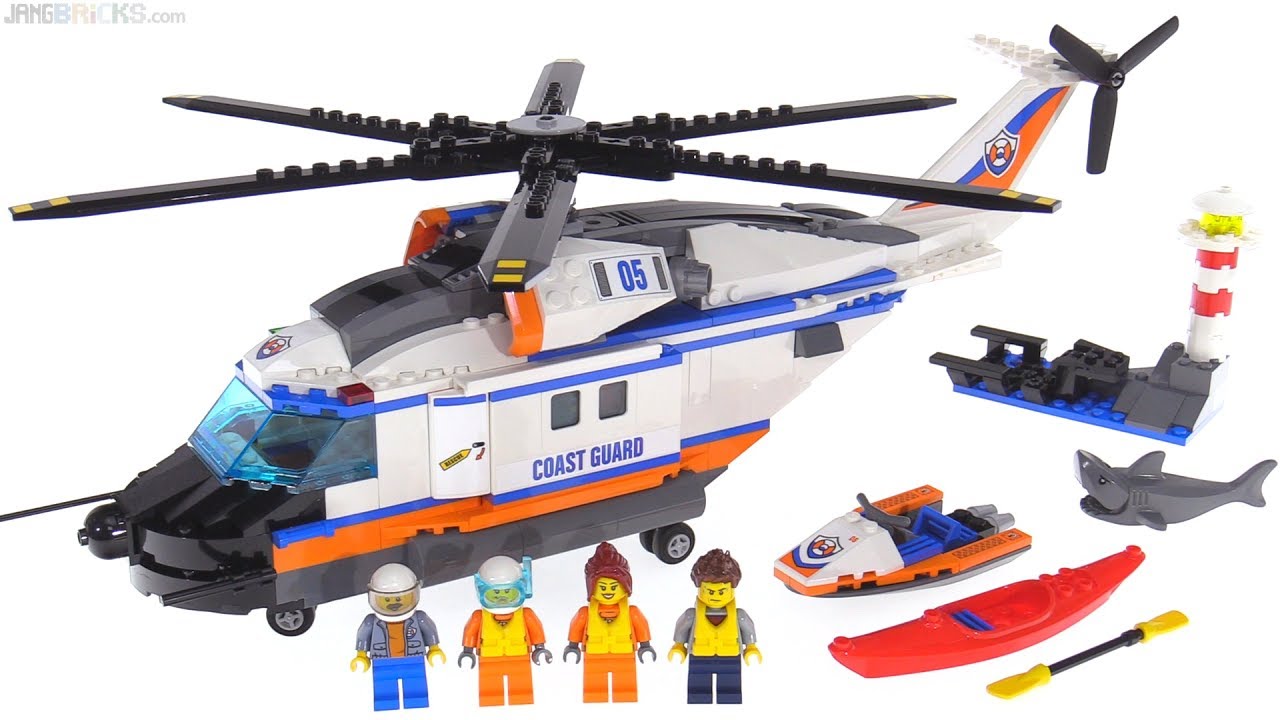 City Rescue 🚁 Coast Guard set 60166 - YouTube