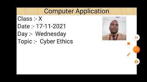 Class X Computer Application 17 11 2021 By Mr Praveen Singh