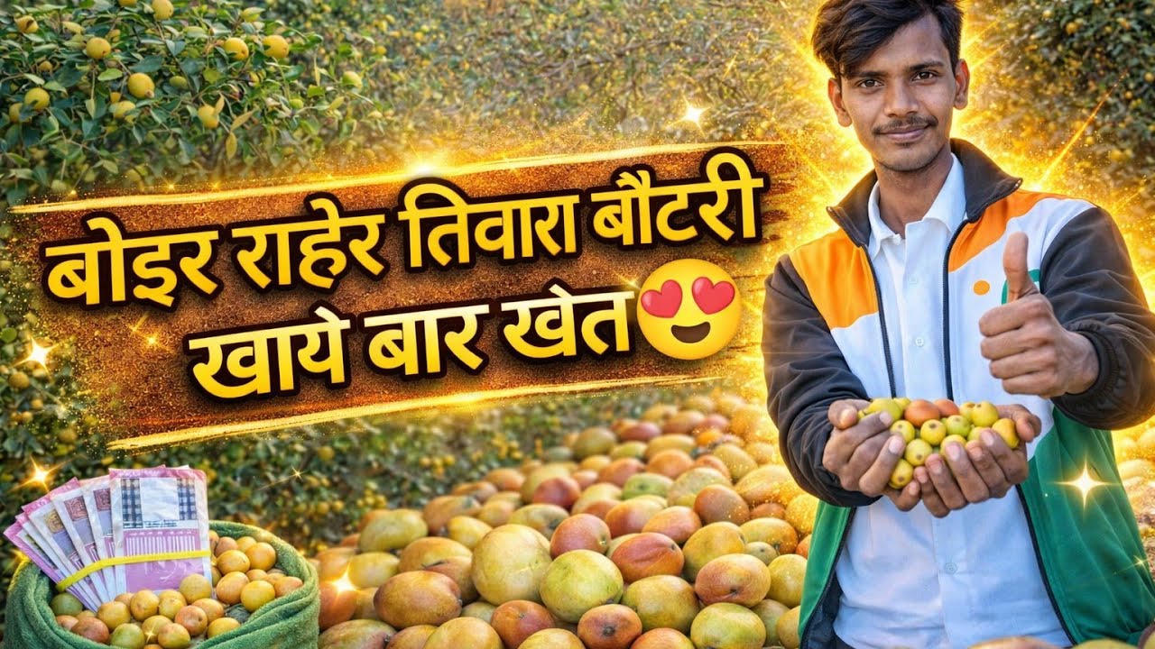 बोइर राहेर तिवारा बौटरी खाये बार खेत 😍|cg vlog 