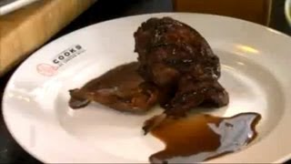 Braised Rabbit in Red Wine with Chimmichuri