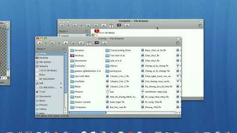 Ubuntu 8.10 + Mac OS X Leopard theme