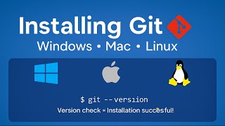 Git Install করুন | Episode 7 | Windows Mac Linux | Step by Step | Git Tutorial Bangla