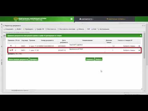 Урок 5. Указание документов на товар  (графа 44)