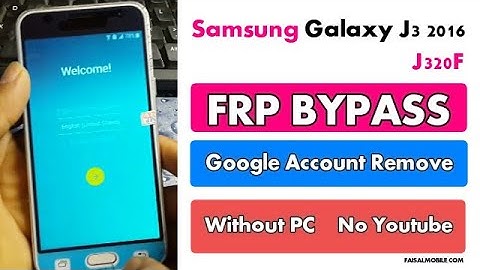 Samsung Galaxy J3 2016 (J320F) Frp Bypass Google Account Remove Without Pc || No Youtube