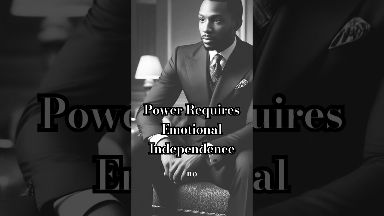 "Power Requires Emotional Independence"